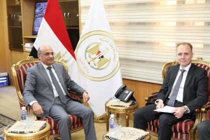 Посланик Деян Катрачев проведе среща с министъра на правосъдието на Арабска Република Египет Омар Маруан 